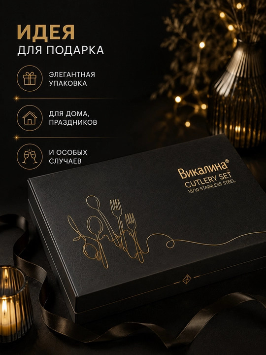 Набор столовых приборов, на 36 предметов, Vicalina