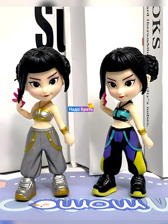 K-Pop Demon Hunters syurpriz figurkasi demon ovchi qizlar, kolleksion