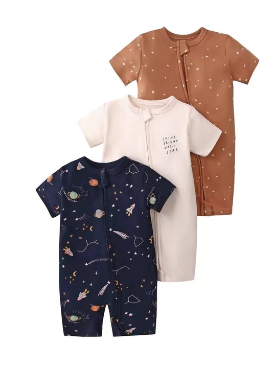 Kichkintoylar uchun Mamas & Papas to‘plami 3 dona, bodi to‘plami