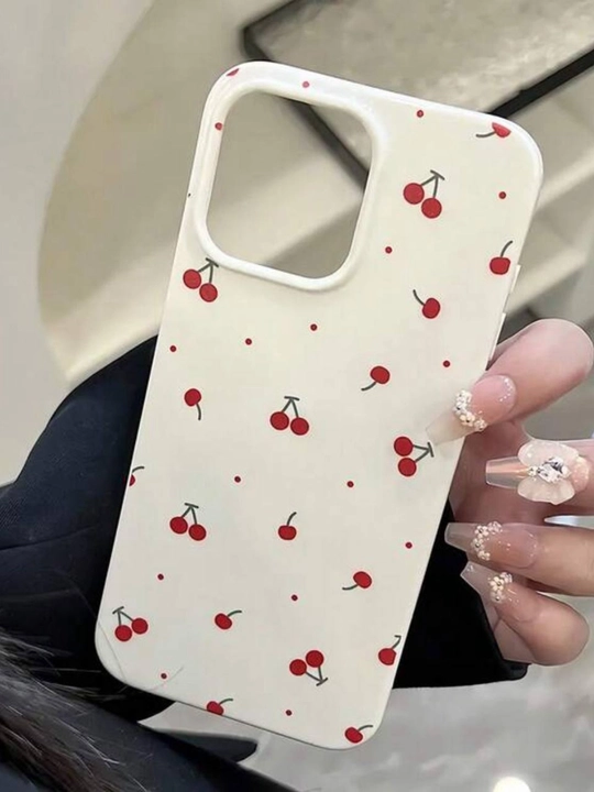 Minimalist Cherry 2026 — минималистичный силиконовый чехол с буквенным принтом
