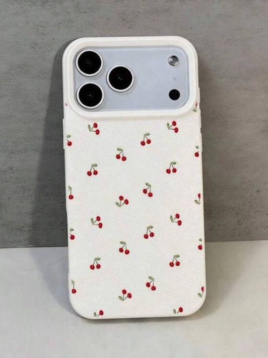 Minimalist Cherry 2026 — минималистичный силиконовый чехол с буквенным принтом
