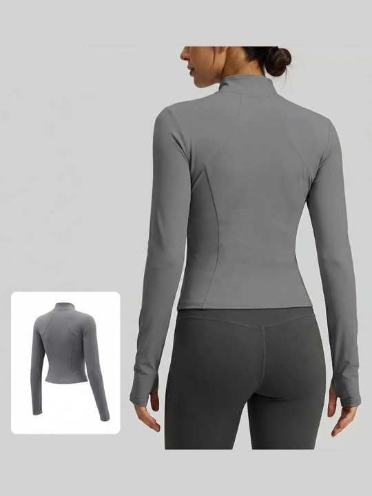 Ayollar sport longslivi, mashg‘ulot uchun rashgard, uzun yengli sport top, sport kiyimi