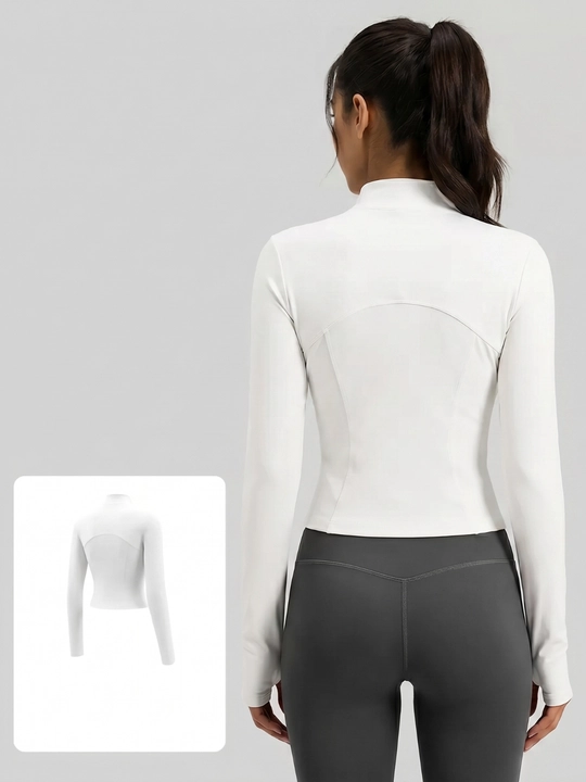 Ayollar sport longslivi, mashg‘ulot uchun rashgard, uzun yengli sport top, sport kiyimi