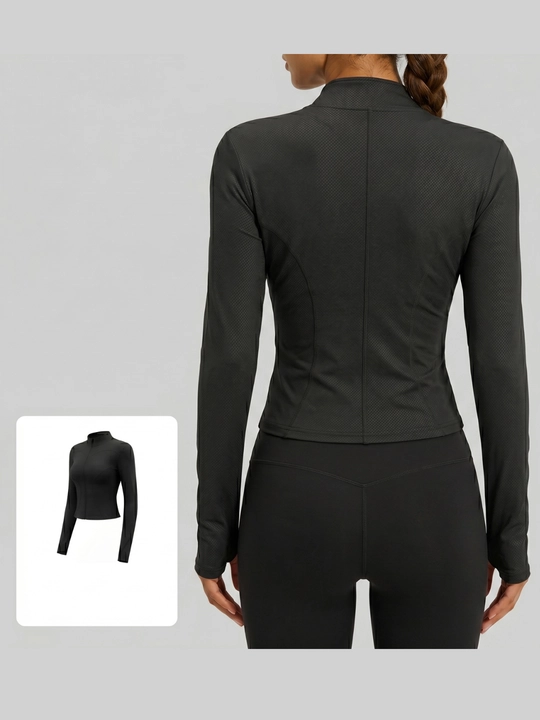 Ayollar sport longslivi, mashg‘ulot uchun rashgard, uzun yengli sport top, sport kiyimi