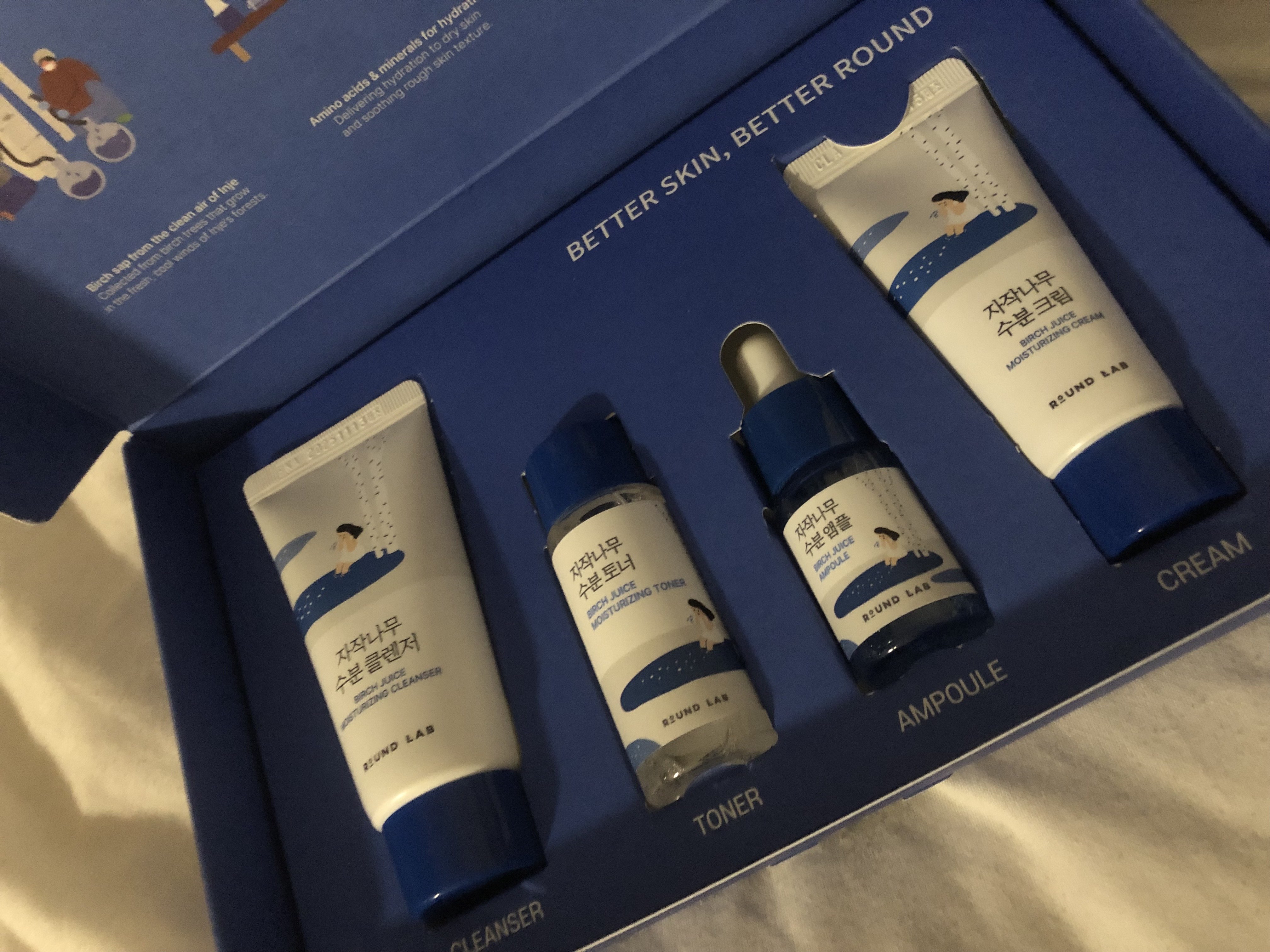 Набор уходовой косметики в дорогу, Round Lab Trial Kit