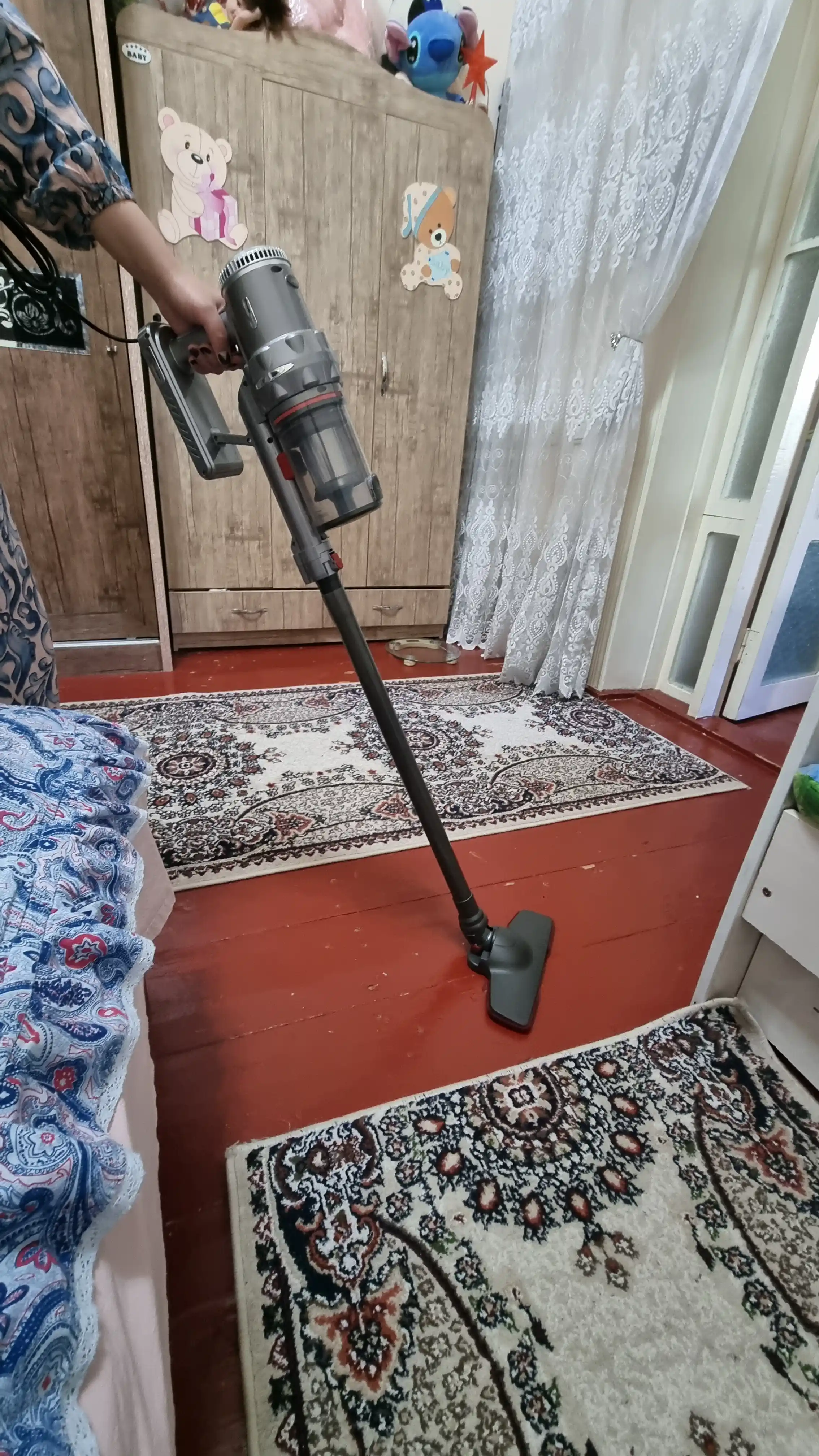 Вертикальный пылесос Sokany 2-в-1, проводной, ручной, для дома, мебели и авто