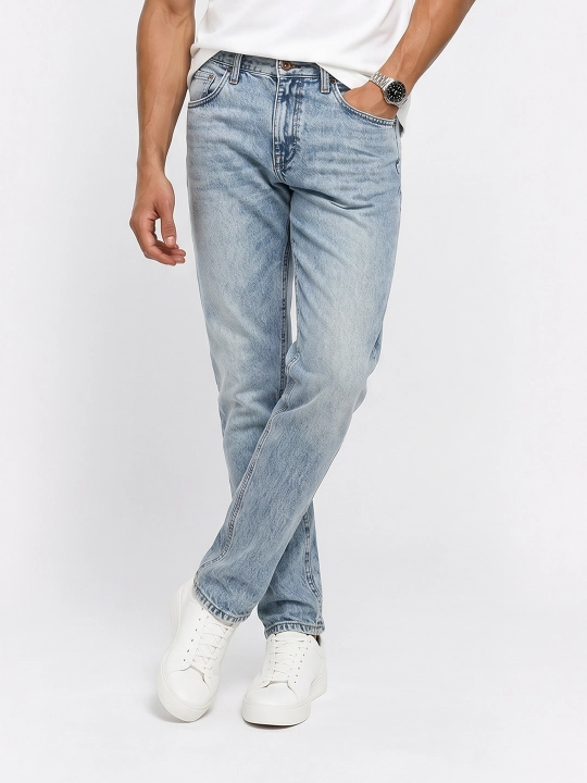 Regular Fit kuzgi erkaklar jinsi shimlari, 98% paxta