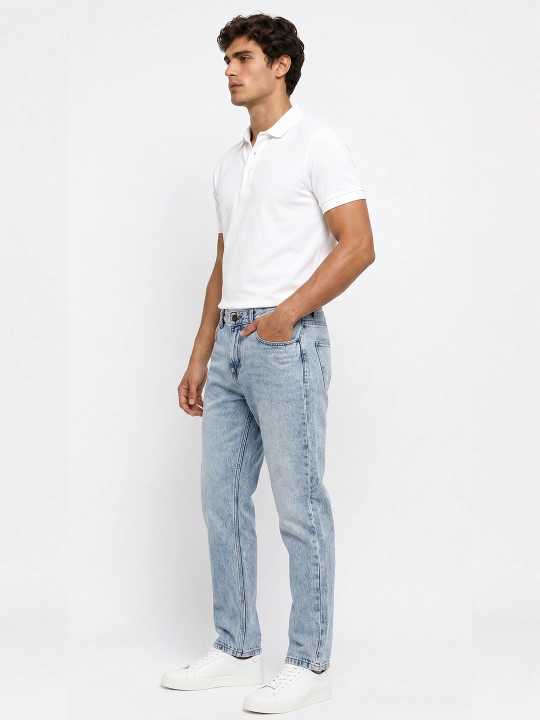 Regular Fit kuzgi erkaklar jinsi shimlari, 98% paxta