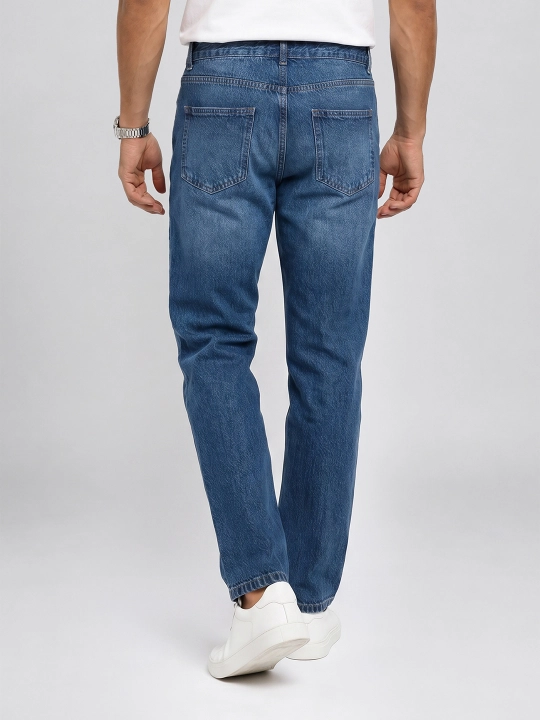 Regular Fit kuzgi erkaklar jinsi shimlari, 98% paxta