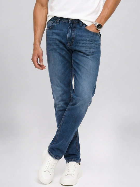 Regular Fit kuzgi erkaklar jinsi shimlari, 98% paxta
