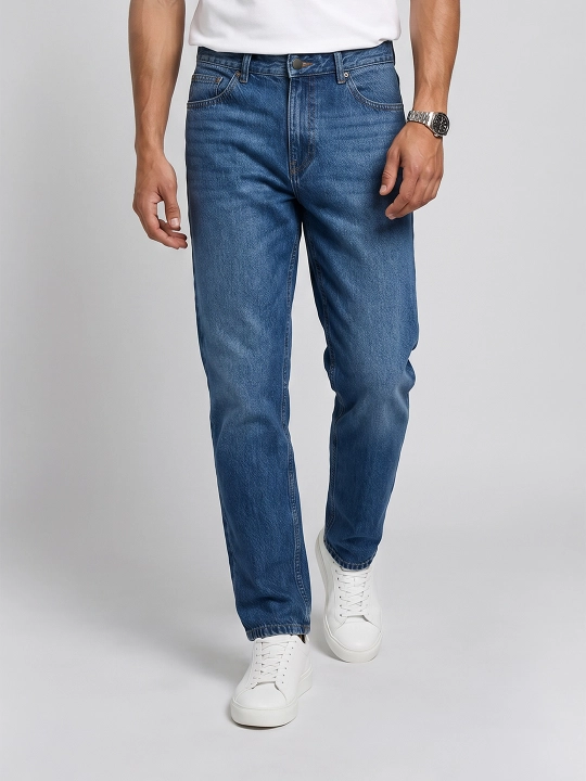 Regular Fit kuzgi erkaklar jinsi shimlari, 98% paxta