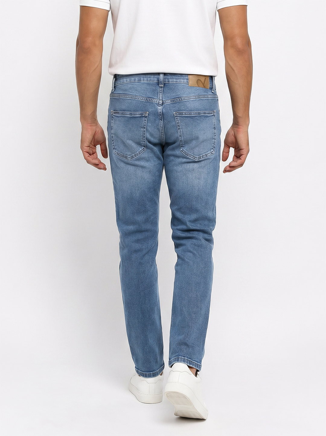 Slim Fit erkaklar jinsi shim, tor, 98% paxta kuzgi yengil cho‘ziluvchan, bir razmer katta