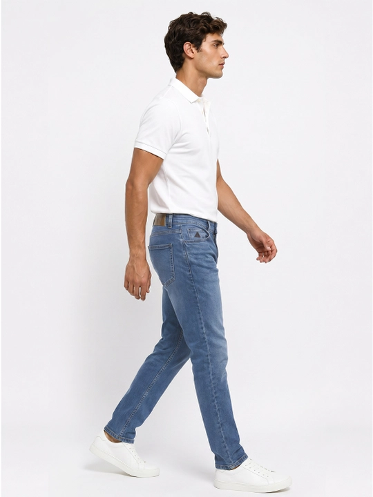 Slim Fit erkaklar jinsi shim, tor, 98% paxta kuzgi yengil cho‘ziluvchan, bir razmer katta