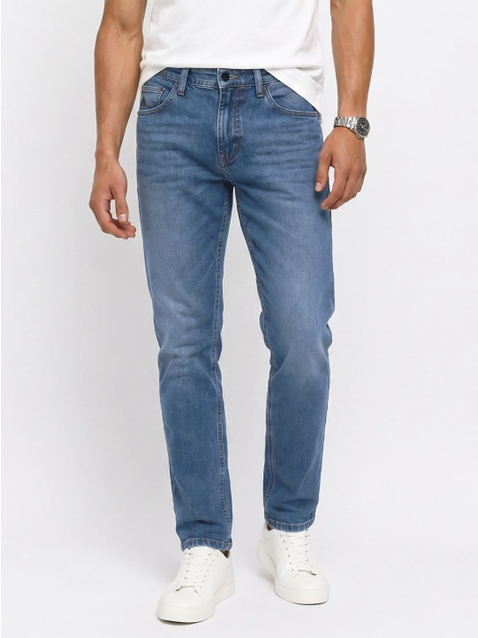 Slim Fit erkaklar jinsi shim, tor, 98% paxta kuzgi yengil cho‘ziluvchan, bir razmer katta