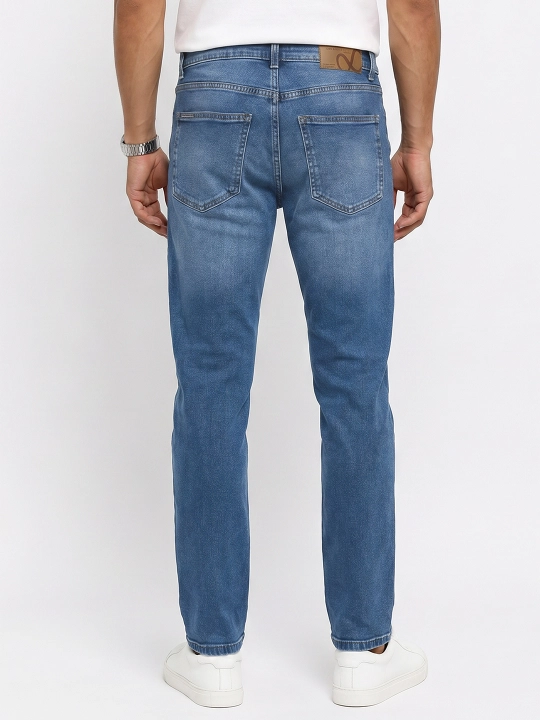 Slim Fit erkaklar jinsi shim, tor, 98% paxta kuzgi yengil cho‘ziluvchan, bir razmer katta
