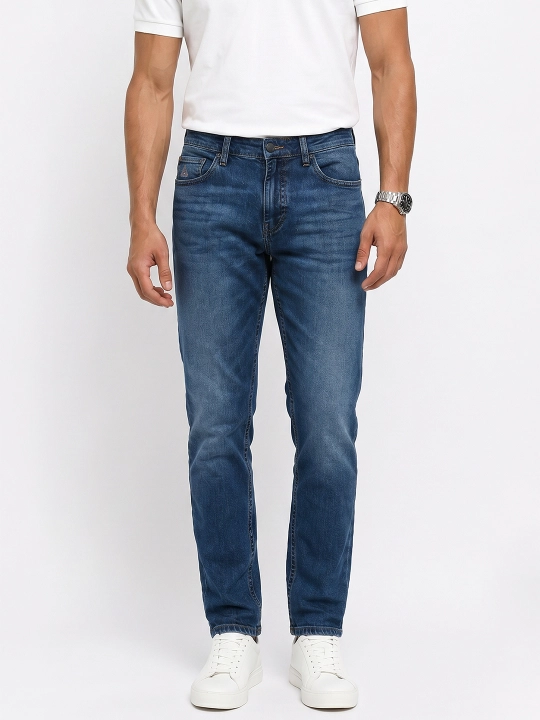 Slim Fit erkaklar jinsi shim, tor, 98% paxta kuzgi yengil cho‘ziluvchan, bir razmer katta