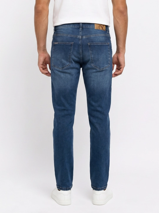 Slim Fit erkaklar jinsi shim, tor, 98% paxta kuzgi yengil cho‘ziluvchan, bir razmer katta