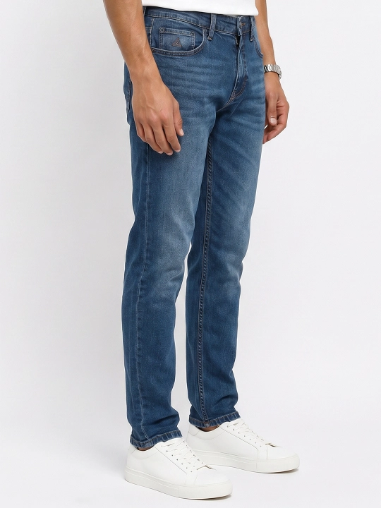 Slim Fit erkaklar jinsi shim, tor, 98% paxta kuzgi yengil cho‘ziluvchan, bir razmer katta