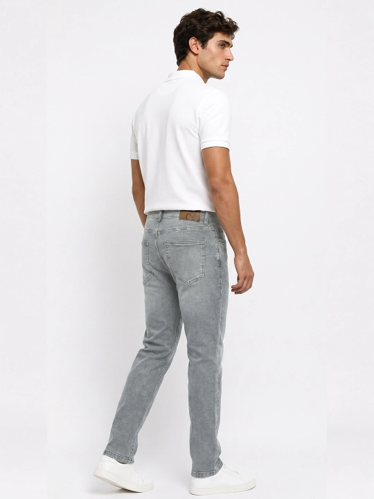 Slim Fit erkaklar jinsi shim, tor, 98% paxta kuzgi yengil cho‘ziluvchan, bir razmer katta