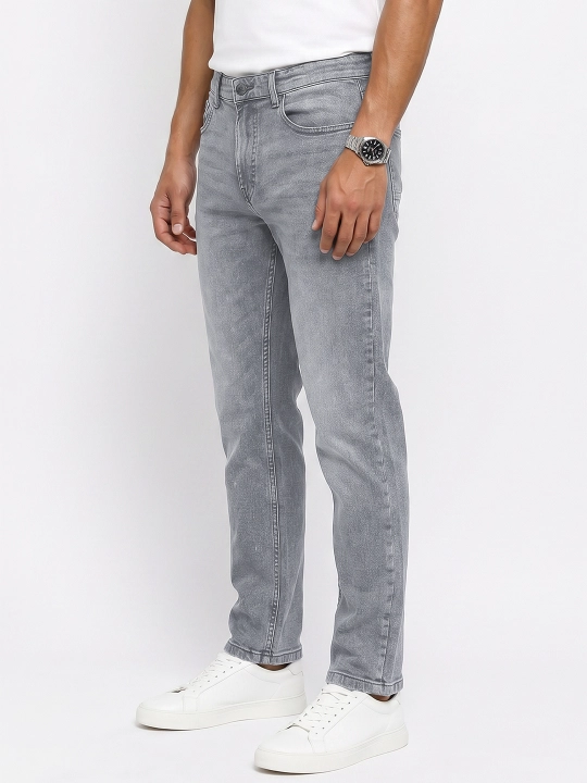 Slim Fit erkaklar jinsi shim, tor, 98% paxta kuzgi yengil cho‘ziluvchan, bir razmer katta