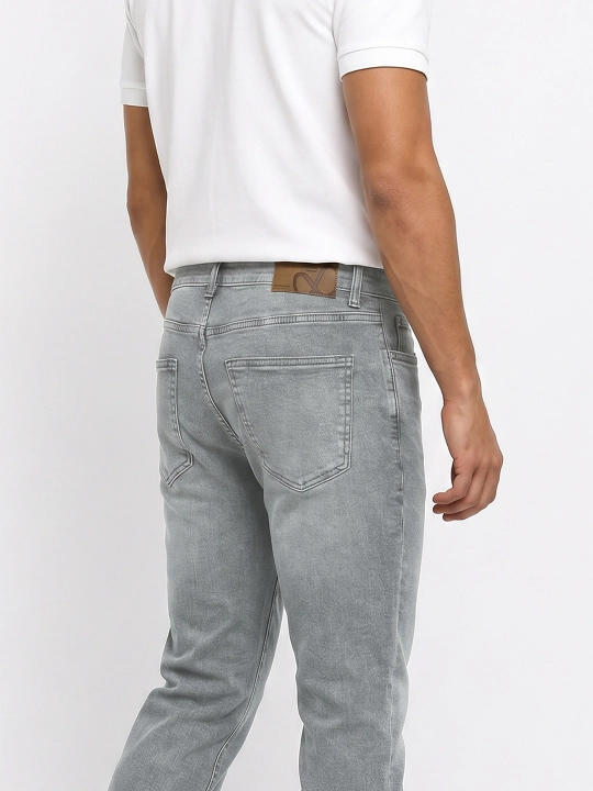 Slim Fit erkaklar jinsi shim, tor, 98% paxta kuzgi yengil cho‘ziluvchan, bir razmer katta