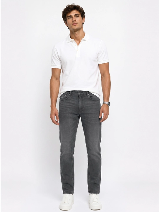 Slim Fit erkaklar jinsi shim, tor, 98% paxta kuzgi yengil cho‘ziluvchan, bir razmer katta