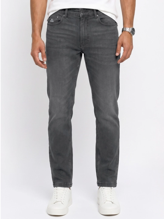 Slim Fit erkaklar jinsi shim, tor, 98% paxta kuzgi yengil cho‘ziluvchan, bir razmer katta