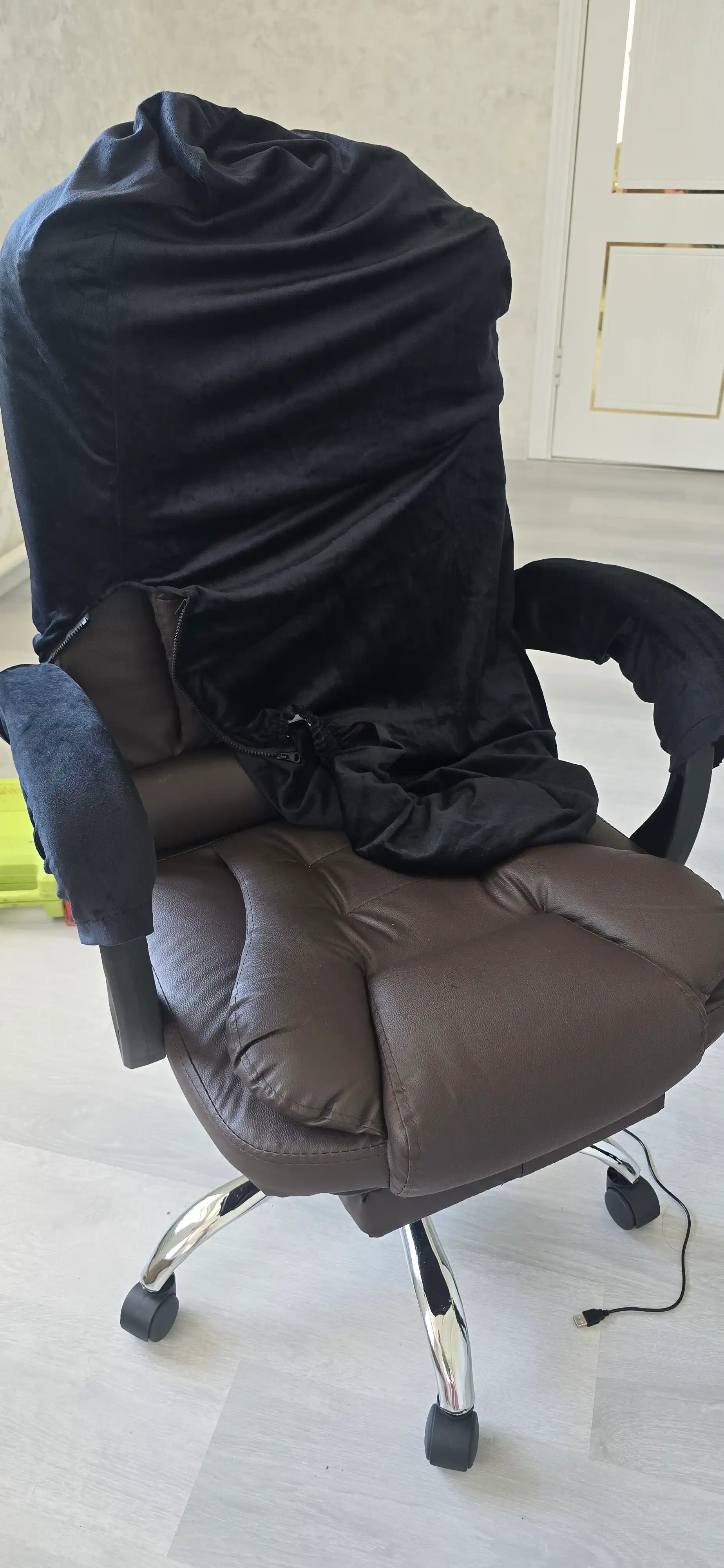Uy va ofis uchun mo‘ljallangan ergonomik, tirsak tayanchi va sozlanadigan kreslosi FIDGO