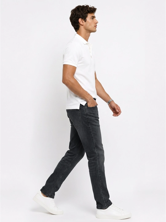 Мужские джинсы Slim Fit, зауженные, 98% хлопок, демисезонные стрейч, Большемерят на размер