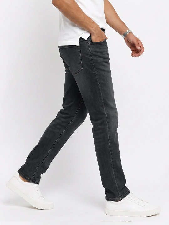 Мужские джинсы Slim Fit, зауженные, 98% хлопок, демисезонные стрейч, Большемерят на размер