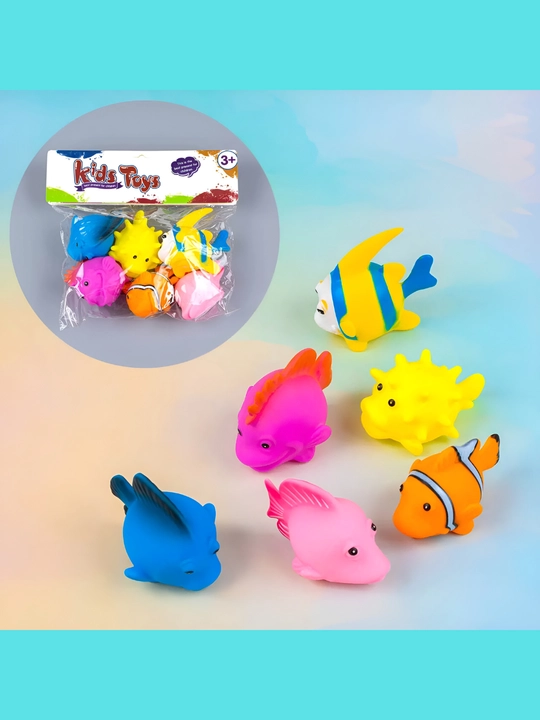 Резиновые игрушки пищалки, игрушки для ванны, тактильные, массажные игрушки - 