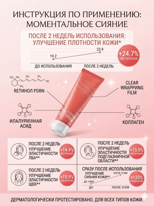 LG Carezone Plus PDRN - Лифтинг-маска для идеальной плотности и упругости кожи,60 мл