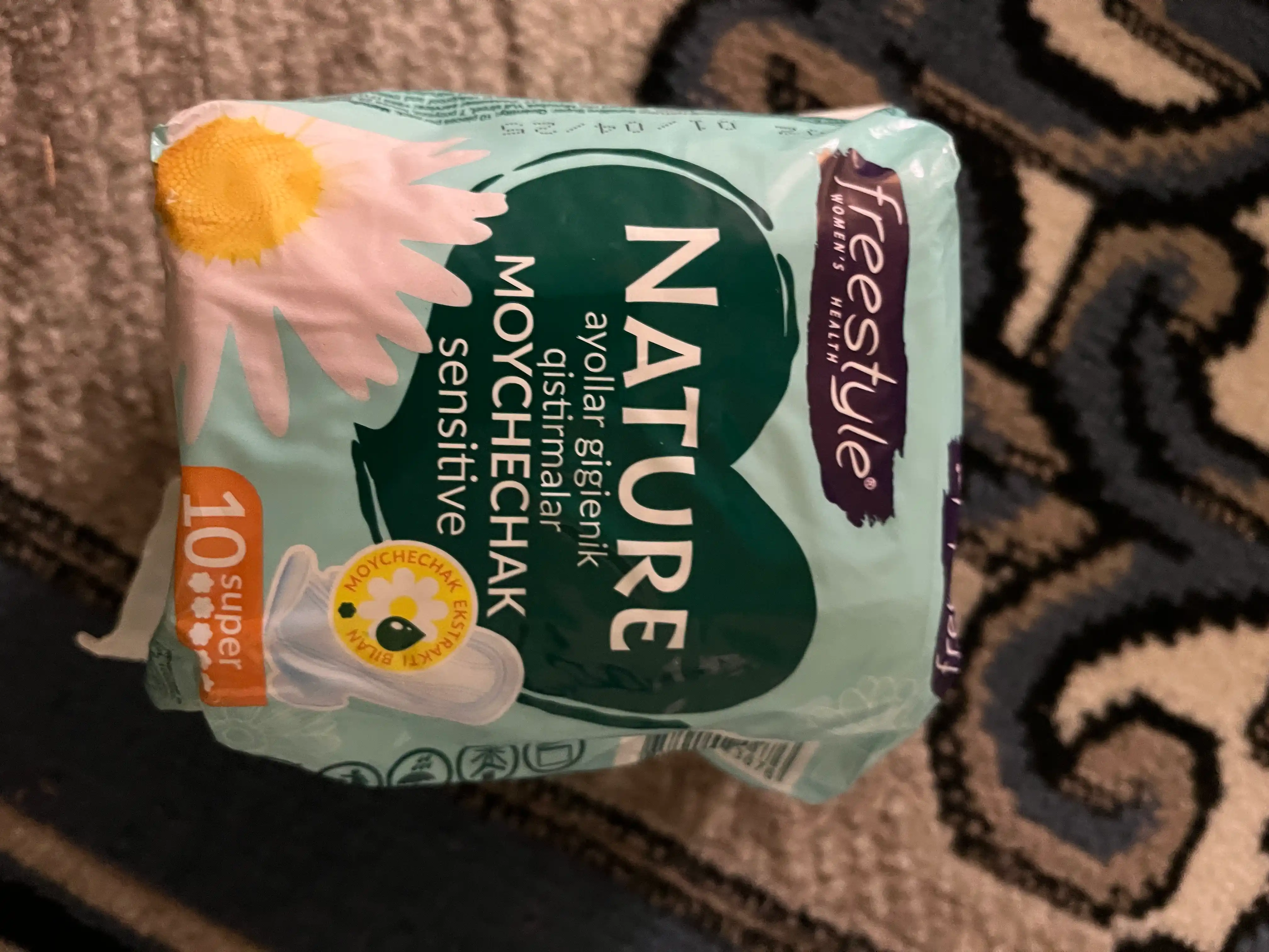 Ayollar gigiyenik prokladkalari FreeStyle NATURE SUPER 10 dona.