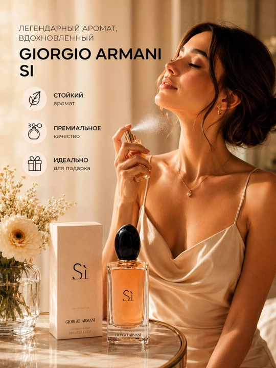 Giorgio Armani Si EDP женская парфюмерная вода 100 мл аромат