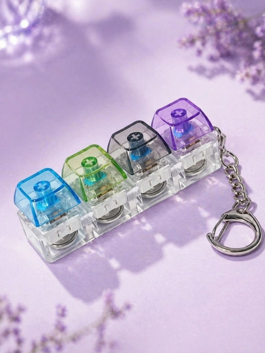 Брелок с механическими клавишами клавиатуры (Keycap Keychain)