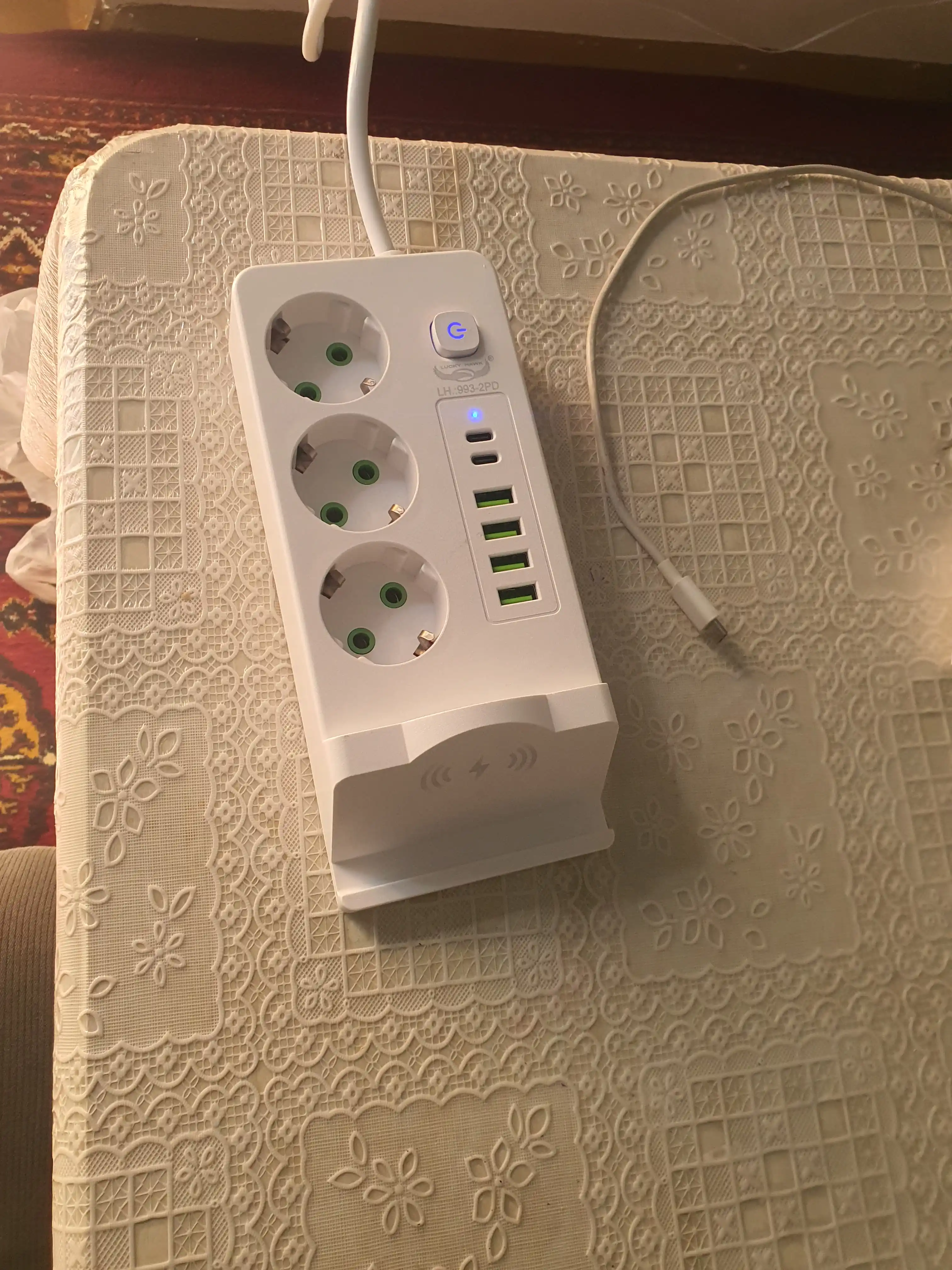 Сетевой фильтр, беспроводная зарядка, USB, Type-C удлинитель, тройник, переноска, розетка