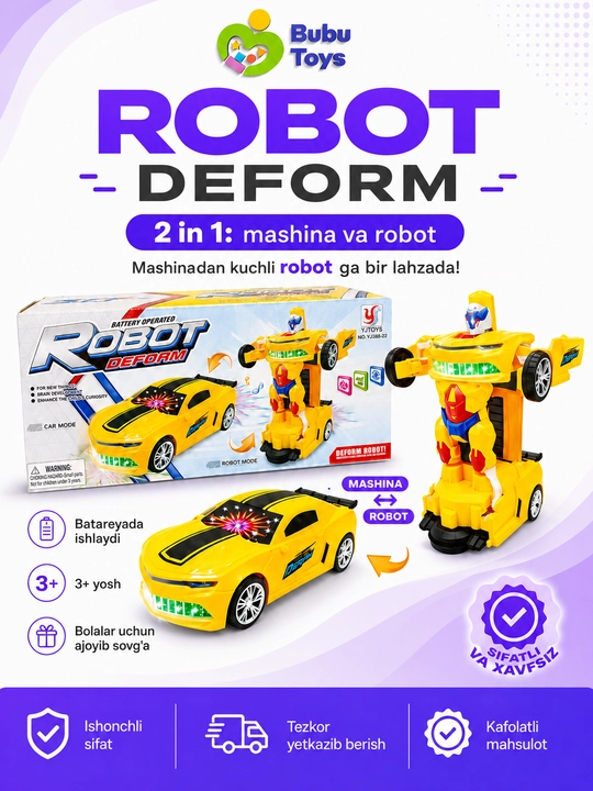 Robot Deform 2 in 1 - 