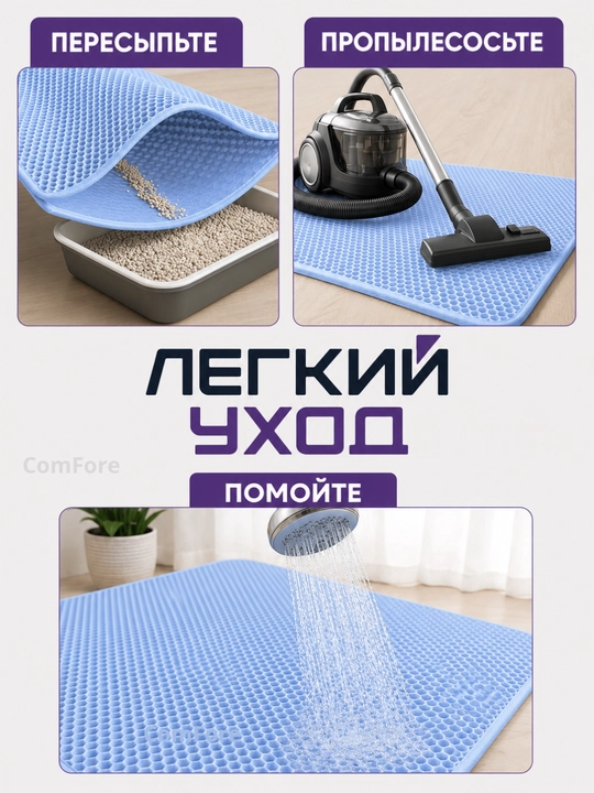 Двухслойный EVA коврик под лоток, мат, для кошек, под миску, коврик для кошачьего туалета