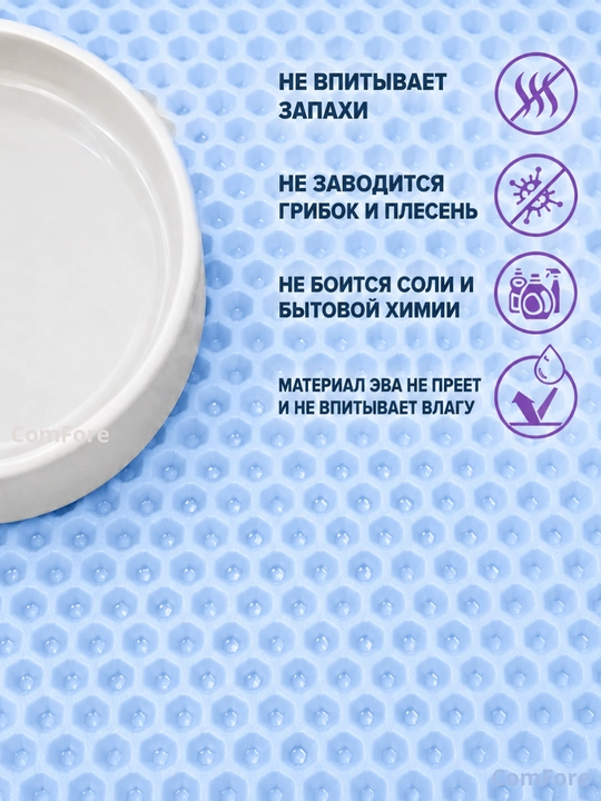 Двухслойный EVA коврик под лоток, мат, для кошек, под миску, коврик для кошачьего туалета