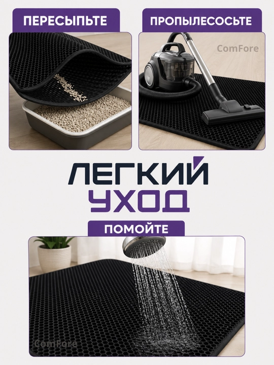 Двухслойный EVA коврик под лоток, мат, для кошек, под миску, коврик для кошачьего туалета