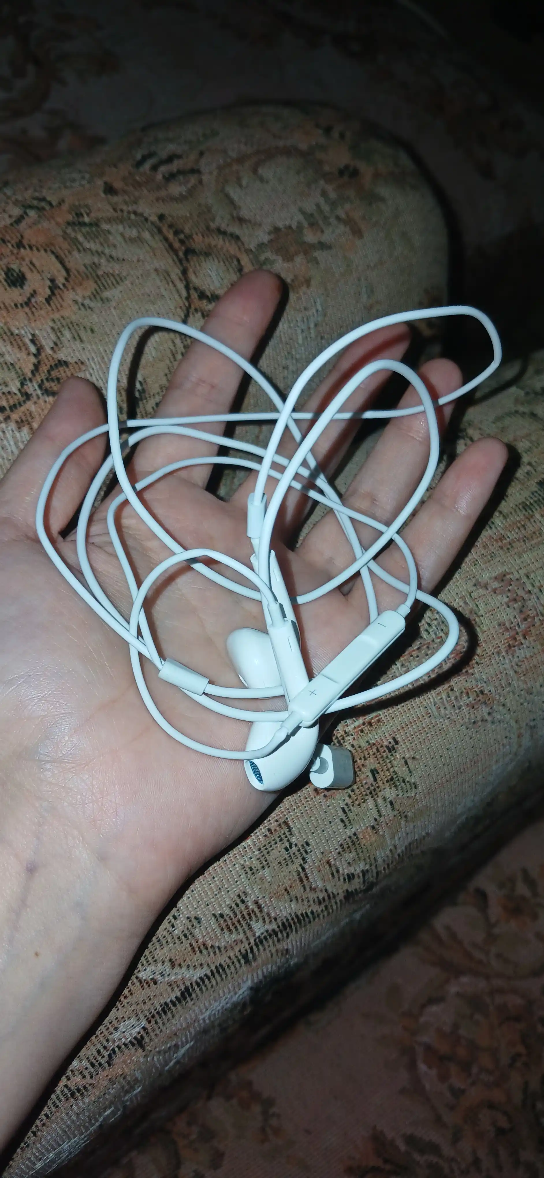 IPhone uchun simli quloqchinlar, (Pop-UP) mikrofon bilan, Lightning, Type-c, 3.5 mm Aux