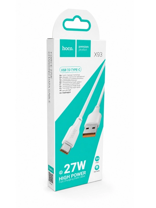 USB Type-C 3.0 kabeli, 6A, mustahkam, tez zaryadlash va ma’lumot uzatish uchun