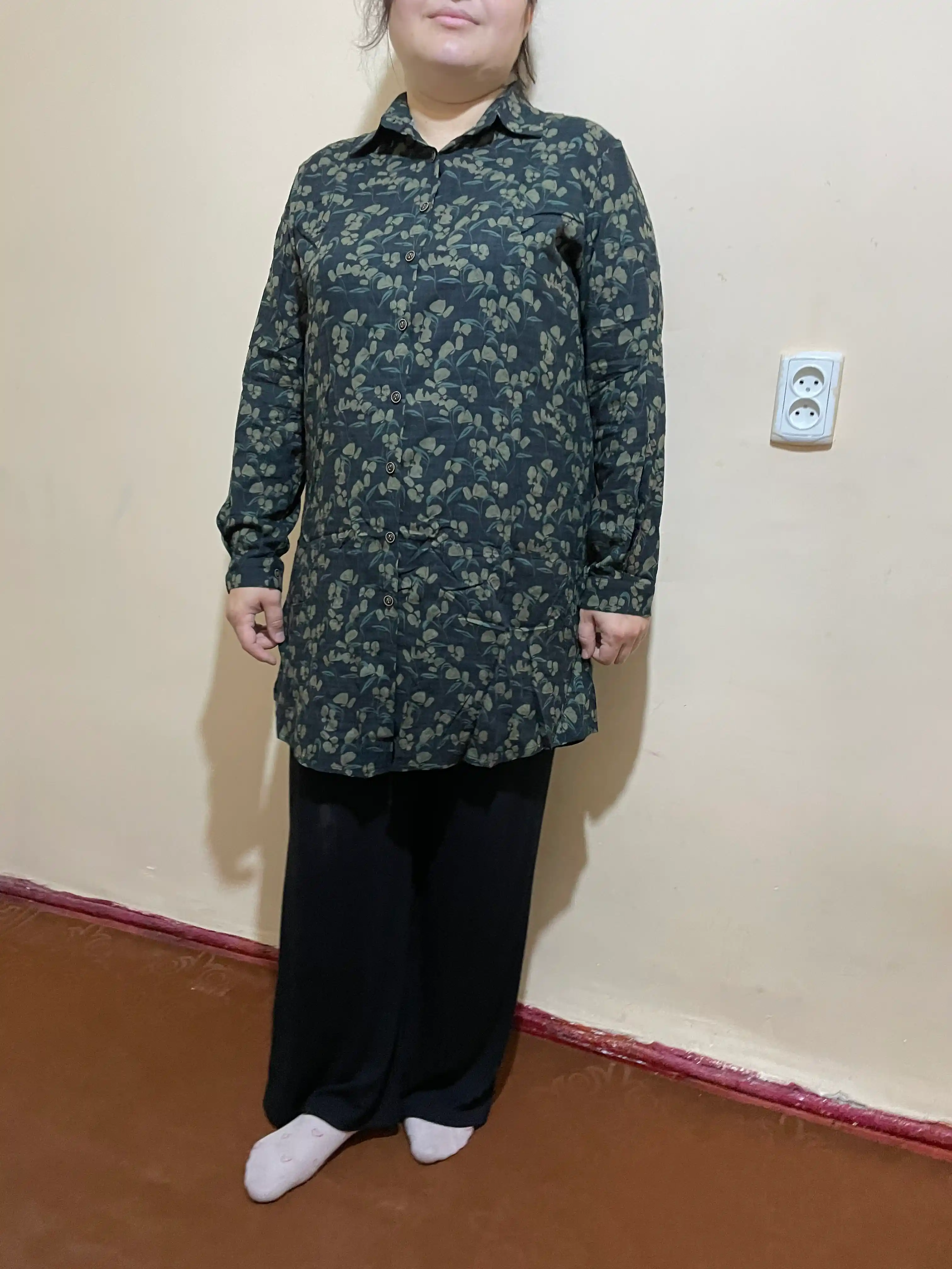 Rubashka-tunika ayollar uchun uzun ko‘ylak, bluzka paxta, M–6XL, yozgi, katta o‘lchamlar