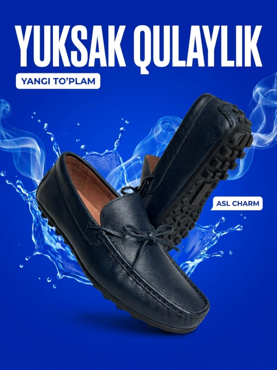 Roberto Bossi erkaklar charm mokasinlari, bahor, yoz, kuz, tufli,o'lchamlari 39 dan 44 gacha