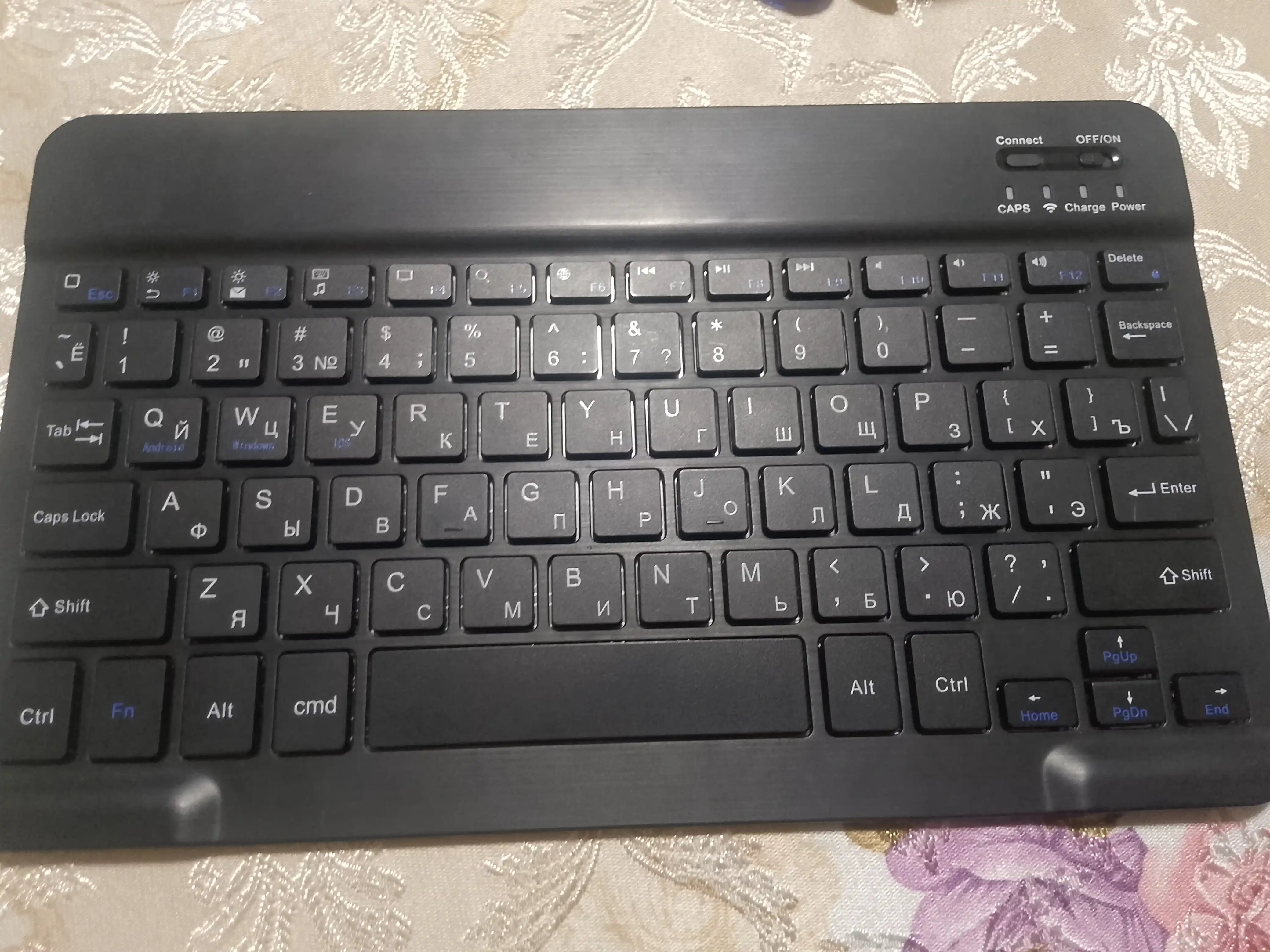 Ultra-yupqa simsiz Bluetooth klaviatura va sichqoncha to'plami Mouse Keyboard