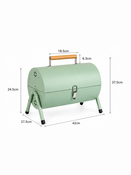 Портативный мини BBQ мангал-гриль, 3 цвета, 42 × 37.5 × 27.5 см