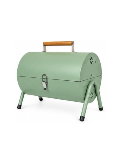 Портативный мини BBQ мангал-гриль, 3 цвета, 42 × 37.5 × 27.5 см — TMATTA-PECH-ЛЗЕЛЕН