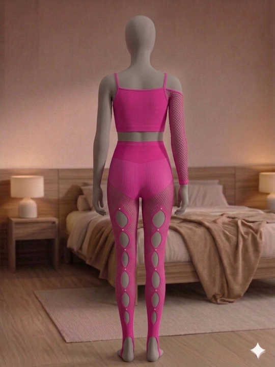 Neon pushti bodystocking, setkali kiyim, ayollar body komplekt, clubwear