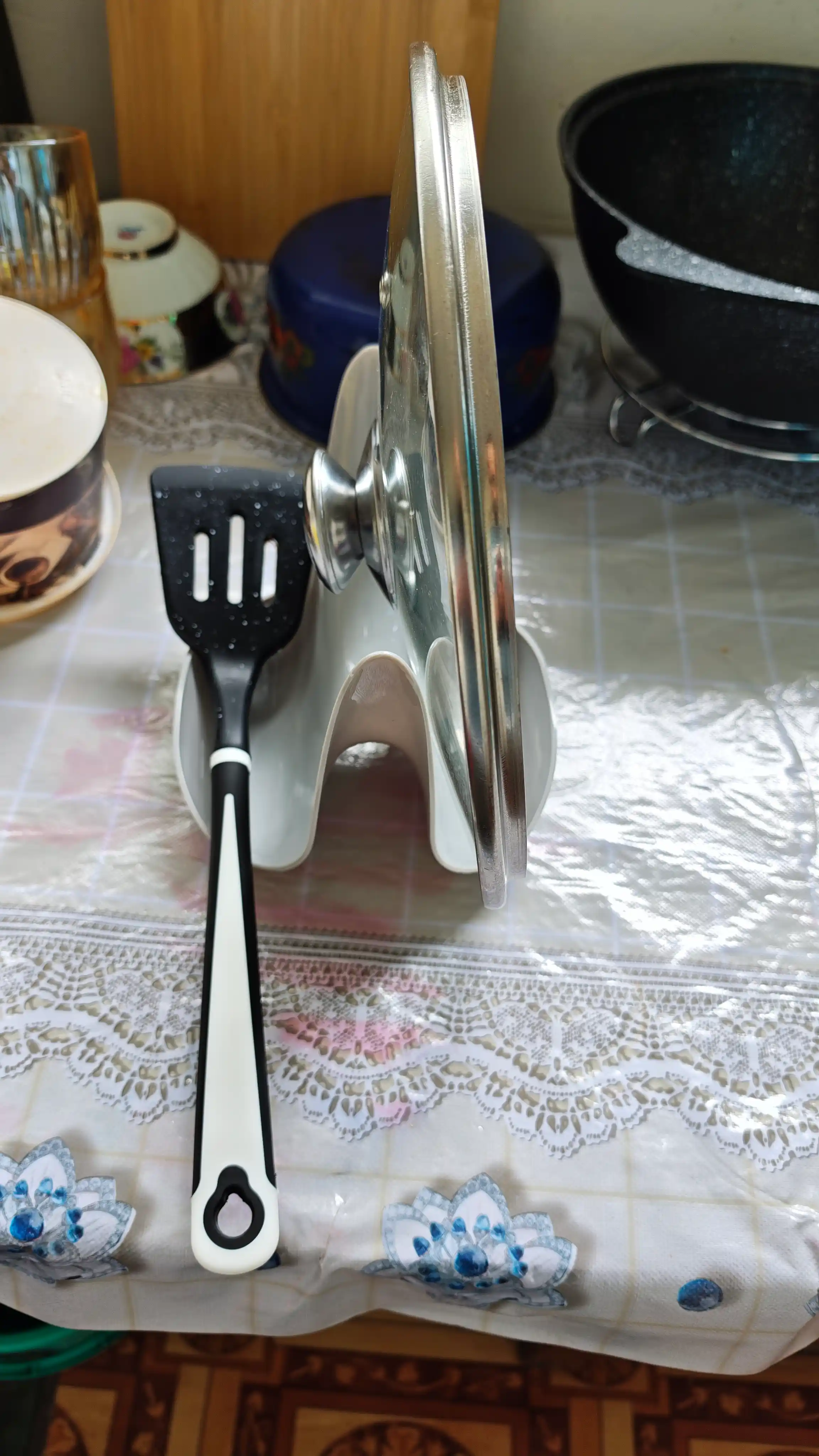 Подставка для крышки и ложки, держатель крышки