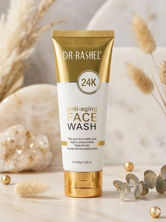 Пенка для умывания Dr.Rashel с алоэ, витамином C, 24K золотом и ниацинамидом, 100 г